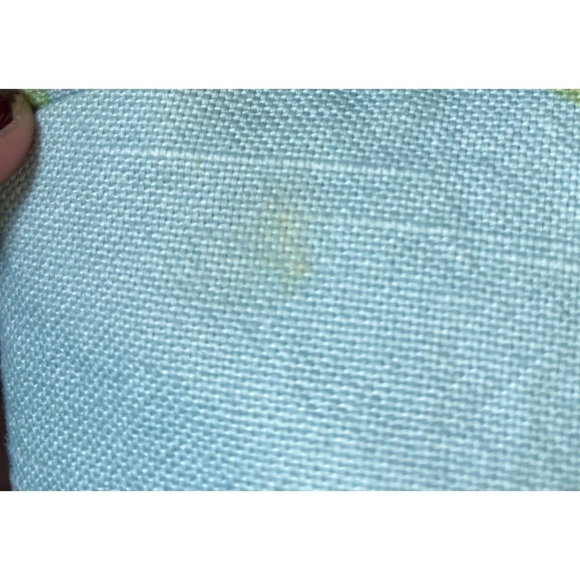 Vintage Light Blue Floral Sleeveless Dress Large Tropical Art To Wear Boho - Picture 2 of 4